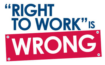 "Right To Work" is WRONG text