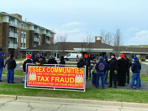 2019 Construction Industry Tax Fraud Protest
