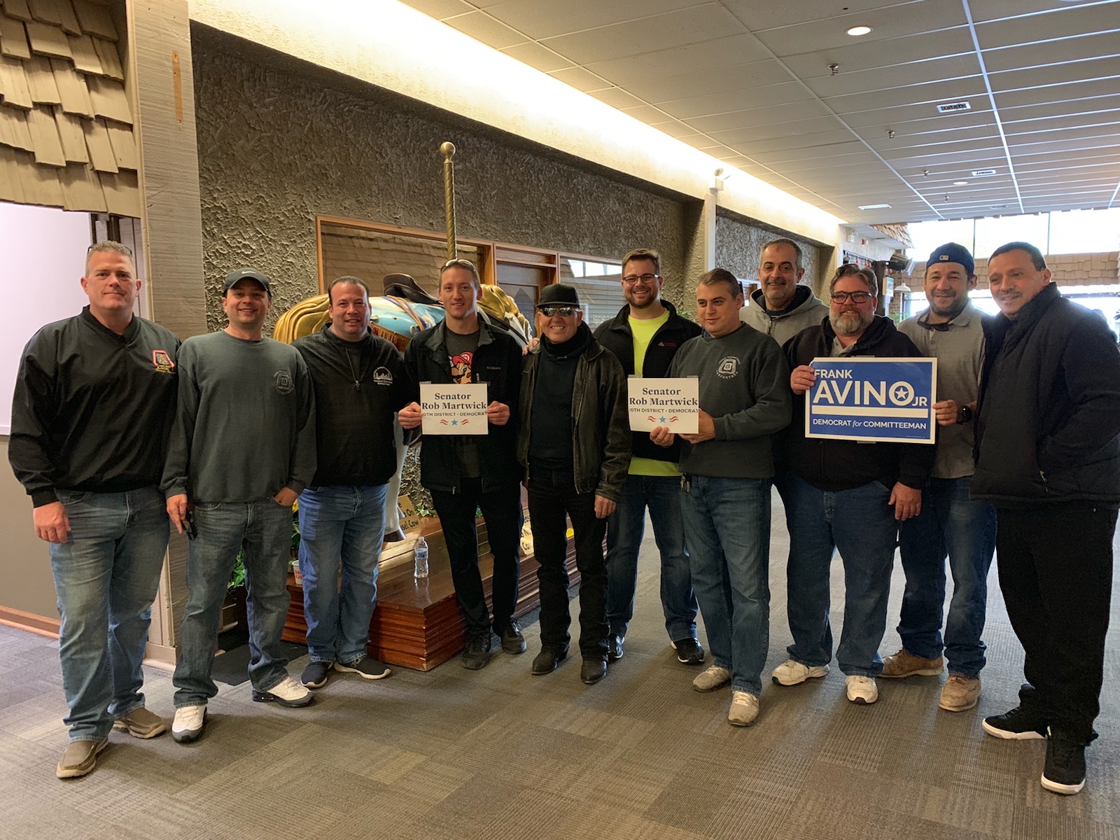 Carpenters Step Up for Senator Martwick