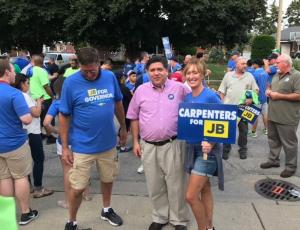 Carpenters supporting JB Pritzker