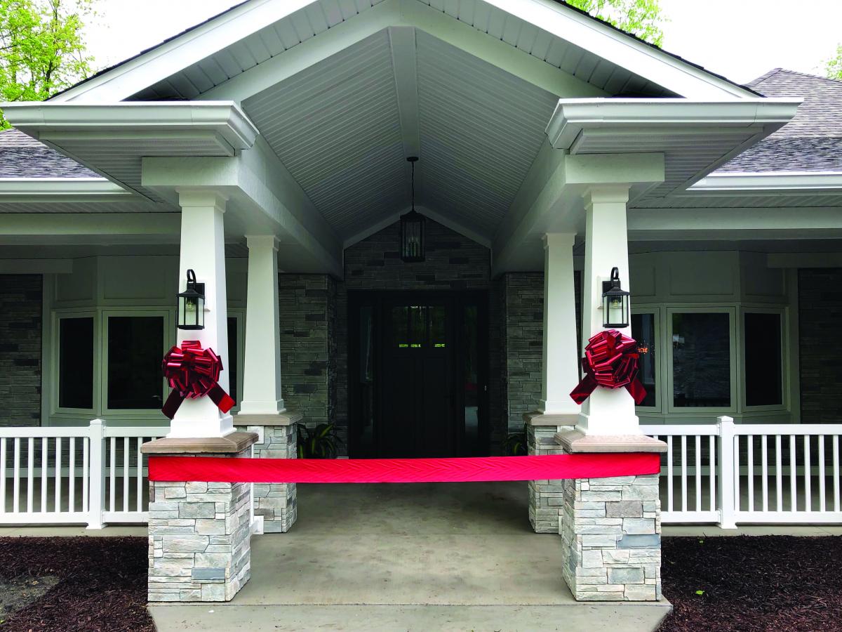 New accessible home built for wounded war veteran