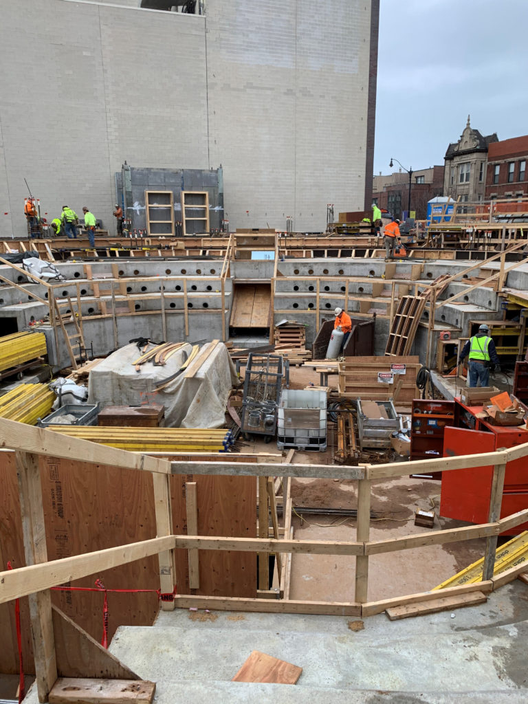 steppenwolf theater construction