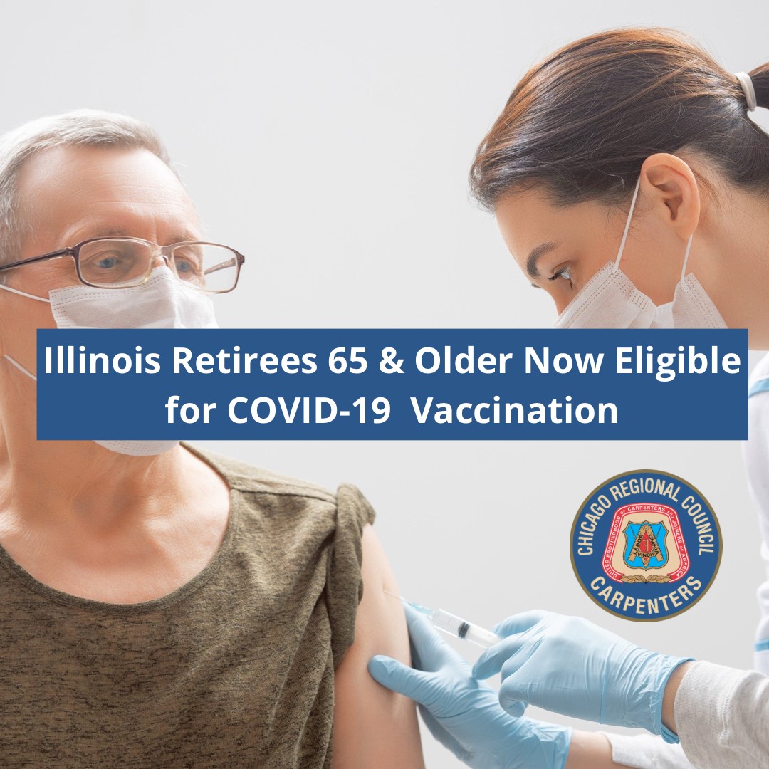 Illinois retirees 65 and older now eligible for covid 19 vaccination