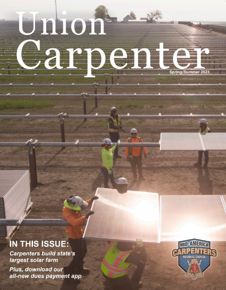 Union Carpenter Magazine Cover