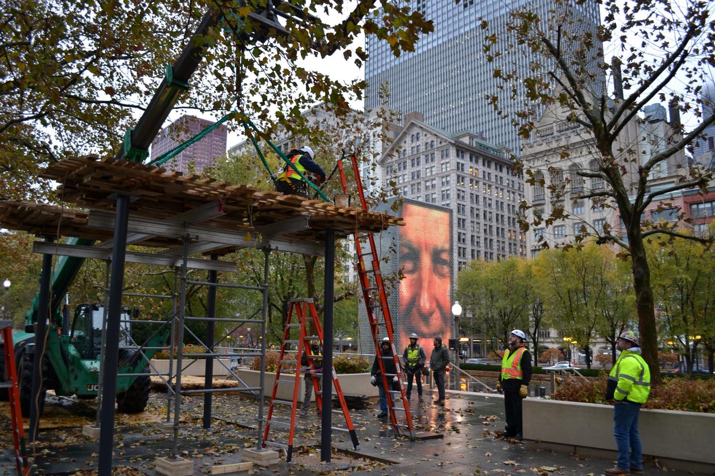 Image for Chicago Carpenters Build New Addition At Millennium Park