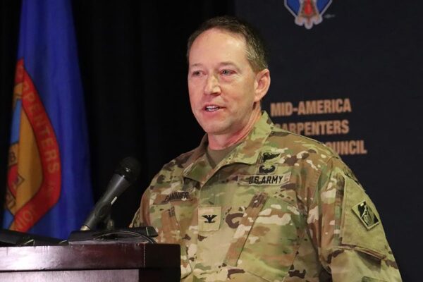 Image for US Army Corps Of Engineers Colonel Speaks At Delegate Meeting