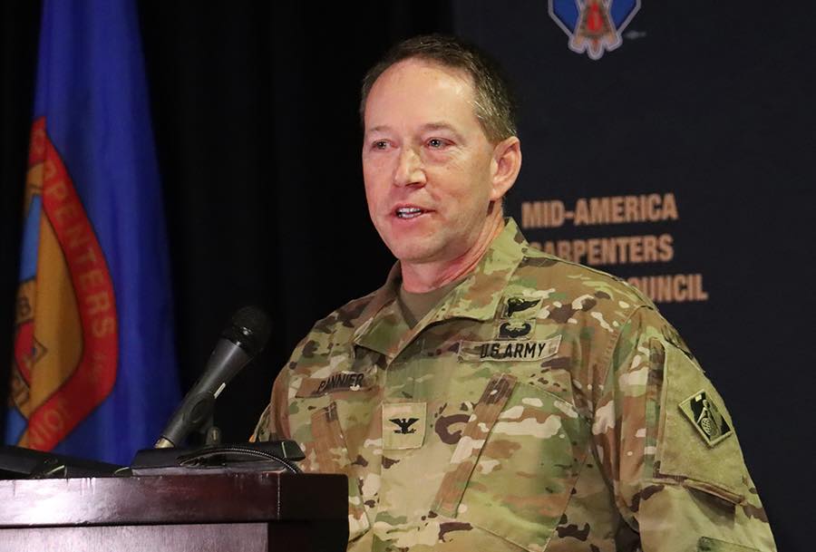 Image for US Army Corps Of Engineers Colonel Speaks At Delegate Meeting