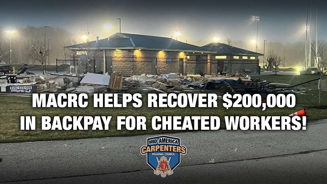 Image for Contractor Forced to Pay $200,000 in Back Pay For Violating St. Louis County Prevailing Wage Law