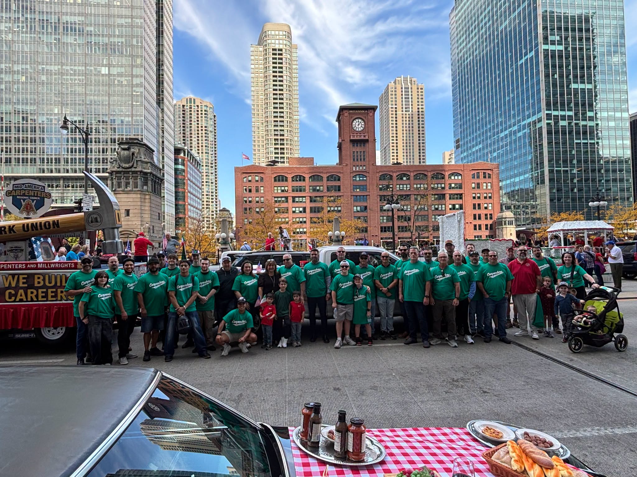 Image for Chicago Carpenters Show Out For Columbus Day Parade